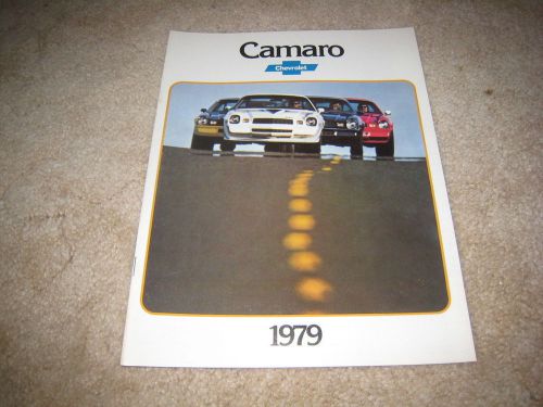 1979 chevrolet camaro z28 berlinetta rally sport sales brochure dealer