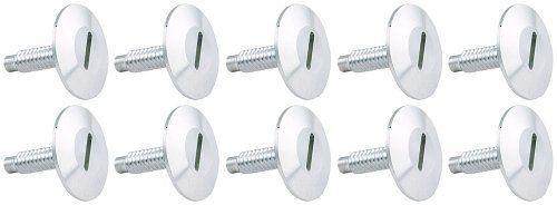 Allstar performance all18646 1&#034; aluminum flush mount bolt, (set of 10)