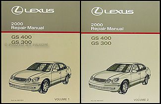 2000 lexus gs 300 and 400 shop manual set new gs300 gs400 repair service oem