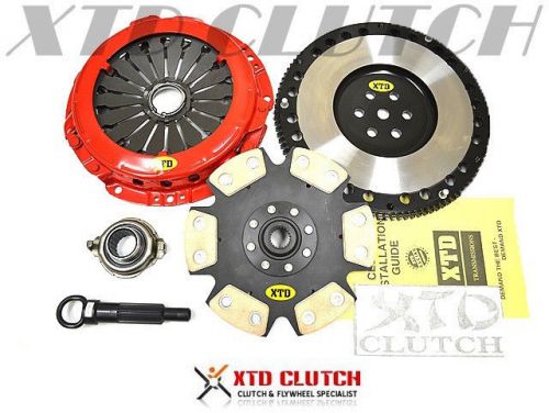 Xtd stage 4 rigid clutch &amp; race flywheel fits 97-08 elantra tiburon 2.0l 4cyl