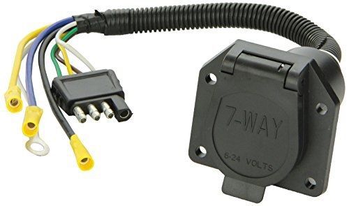 Tow ready 20321 4-flat to 7-way flat pin connector adapter