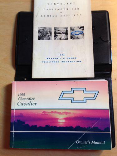 1995 chevrolet cavalier factory owner's manual in very good condition
