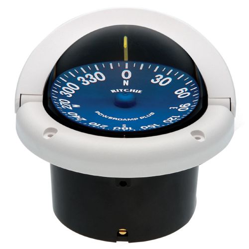 Ritchie ss-1002w supersport compass - flush mount - white -ss-1002w