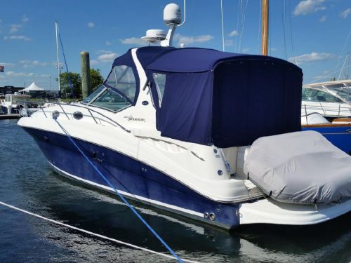 Pre owned sea ray sundancer 320 aft camper canvas enclosure st. petersburg fl