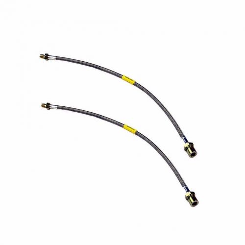 2 front porsche 944 968 brake hydraulic hose precise lines 54243012936