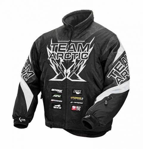 Team arctic cat sponsor jacket black - xl - mens - #5250-156 free ship