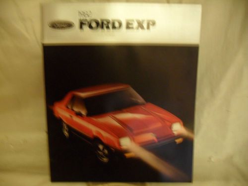 1982 ford exp showroom literature