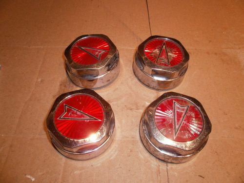 Vintage oem pontiac firebird center cap 4 pieces used