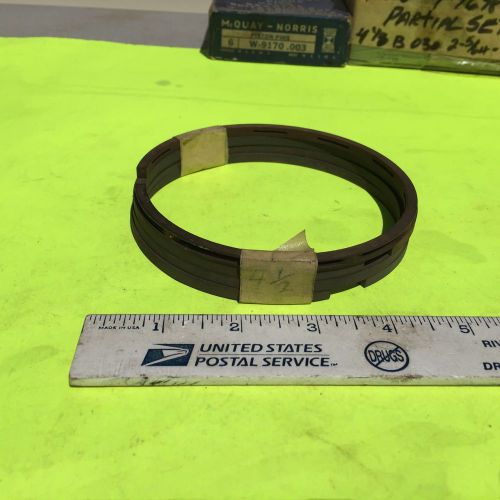 U.s. old vehicle or machine piston rings, 4 1/2; for one piston.    item:  3912