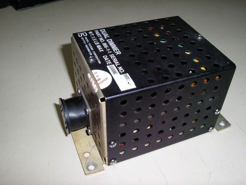 866-1-1 dual light  dimmer   s/n: 1503