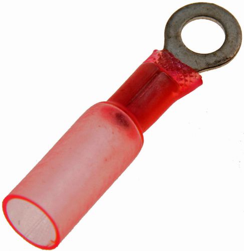 22-18 gauge ring water proof terminal, no. 8, red - dorman# 86401