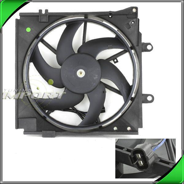 98 99 mazda 626 2.0l radiator fan motor shroud left replacement assembly