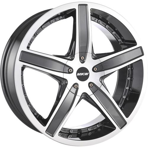 18x7.5 gunmetal mkw m107 wheels 5x110 5x115 +40 saturn sky redline sky aura