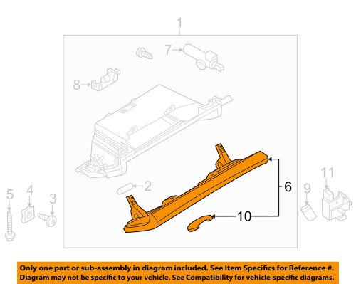 Porsche oem 12-16 panamera-glove box door 97055225208n12