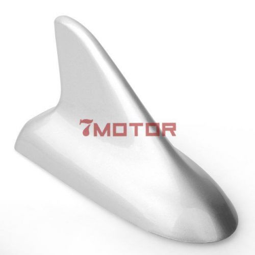 Silver car shark fin roof decor dummy antenna aerial set for honda accord crv 7m