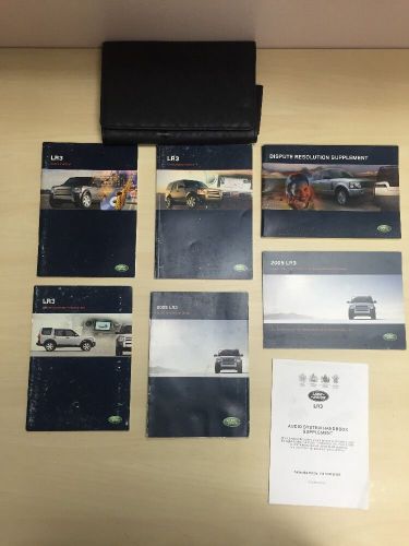 2005 land rover lr3 only navigation manual book and suplements w/ case oem