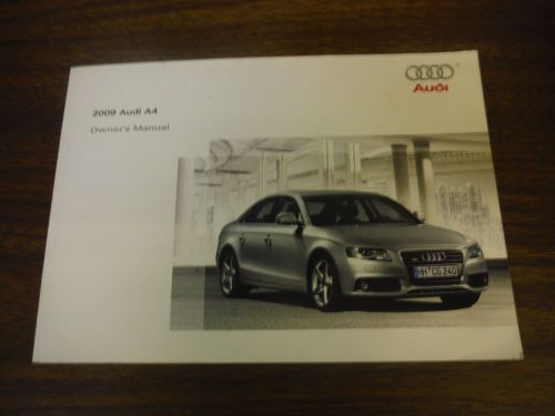 2009 audi a4 owner&#039;s manual