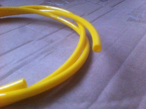 Outboard engine breather pipes &amp; fuel line 5mm id 3/16&#034; bright yellow 1 meter