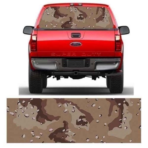 Mg2325 desert camo window truck tint fit ford dodge chevrolet metro auto graphic