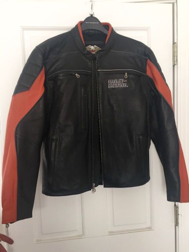 Harley davidson mens leather jacket medium