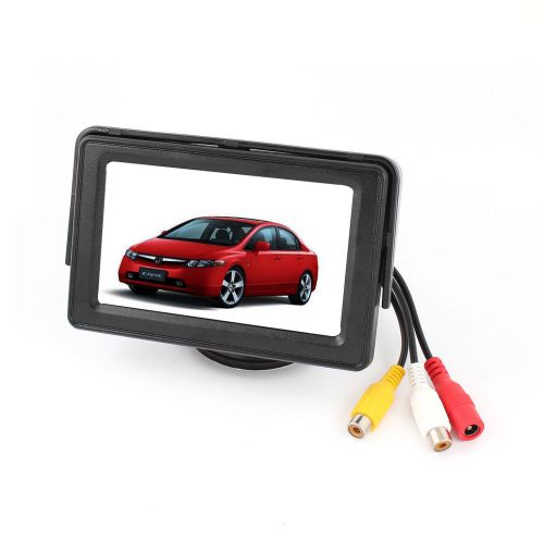 4.3&#034; widescreen 2 rca female 1 male plug dvd video lcd monitor for car