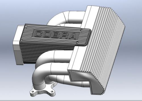 Custom aluminum gt40 intake manifold plate, plaque