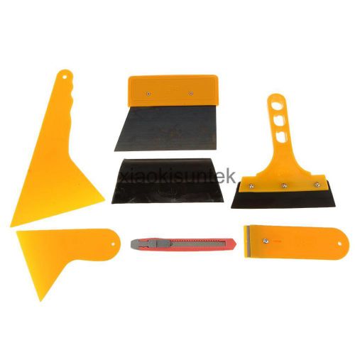 Professional 7 in 1 car window tint film tools scraper set kit car home