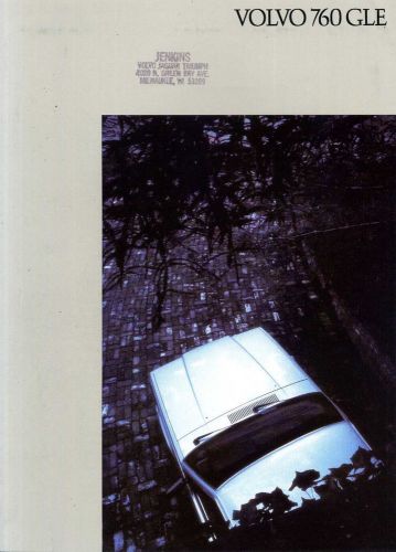 Volvo 760gle 1984 dealer brochure