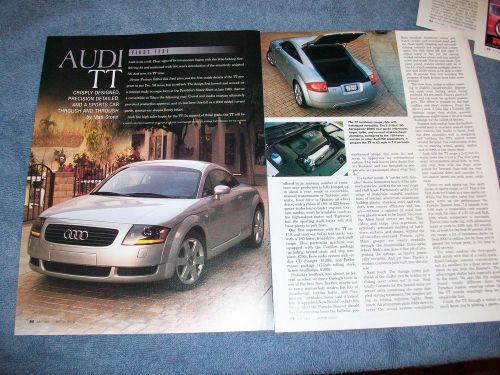 2000 audi tt coupe road test article