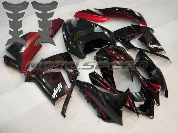 Free tank pad ! fairing for kawasaki 2004 2005 04 05 zx10r plastic injection j04