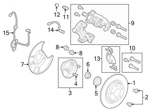 Ford oem brake dust shield ae5z2c028a image 7