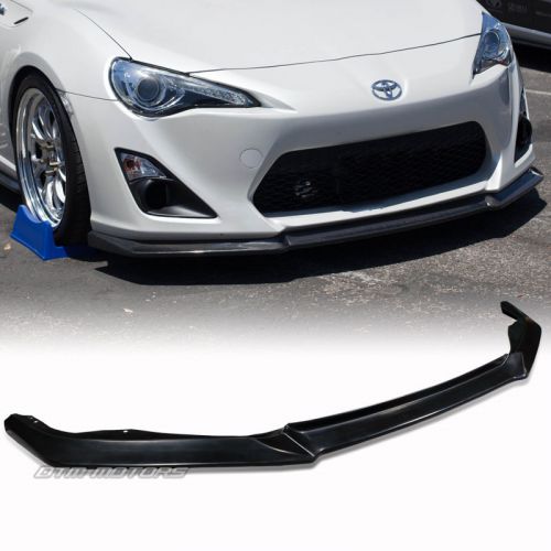 Black polyurethane a-style front bumper lip wing for 2013-2014 scion fr-s