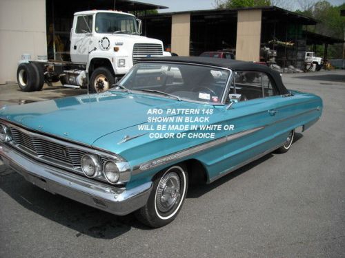 Ford galaxie 500 / mercury monterey 1964 conv.top+window - choice of color