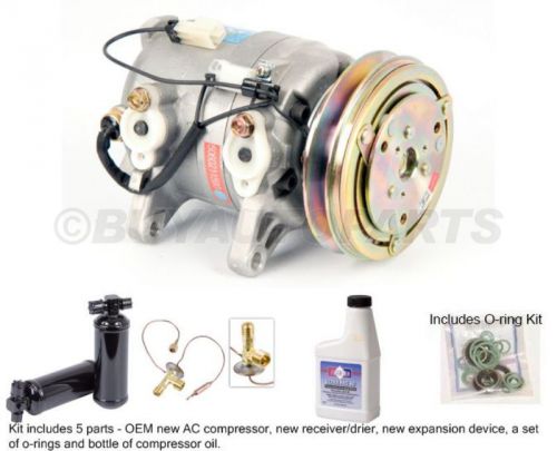 New air conditioning compressor kit - genuine oem ac compressor &amp; clutch + more