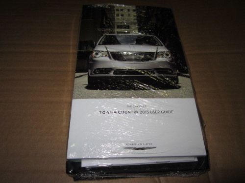 2015 chrysler town and country owners manual    new sealed (oem)     - j3006