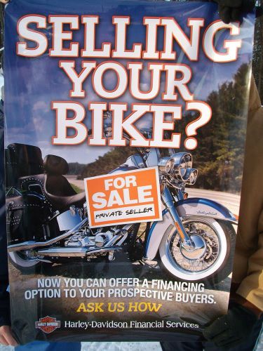 Harley davidson selling your bike poster