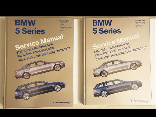 Bmw 5 series new service manual 2004-2010 volumes 1 &amp; 2