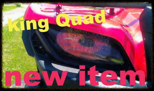 Suzuki king quad headlight covers red eyes  05-14  new