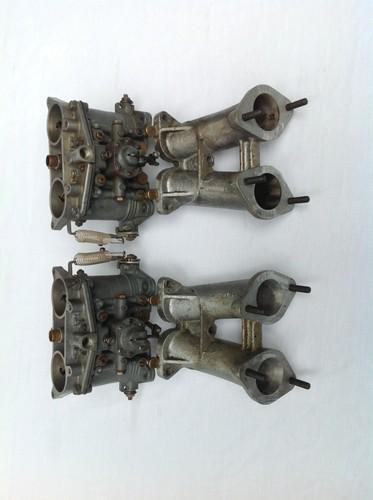 Porsche 356 solex carburetors with manifolds