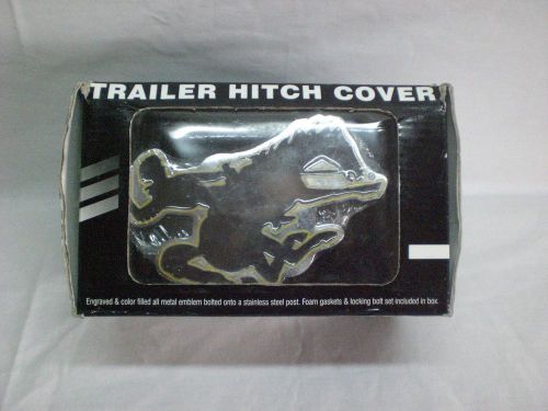 Unique cowboy rodeo trailer hitch cover - bronc horse! new