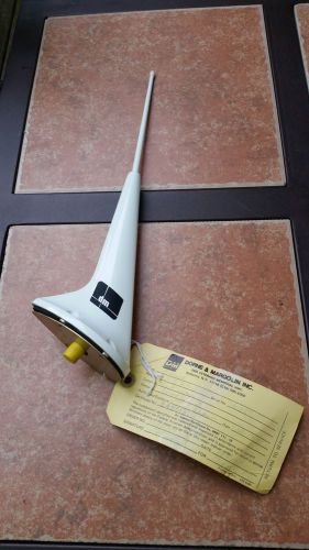 Aircraft antenna dorne &amp; margolin dmq 18-3 elt w / serviceable tag.