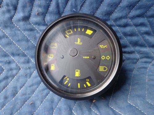 1985 porsche 944 fuel temp instrument gauge 924 yellow oem 1984 85 000/007/008