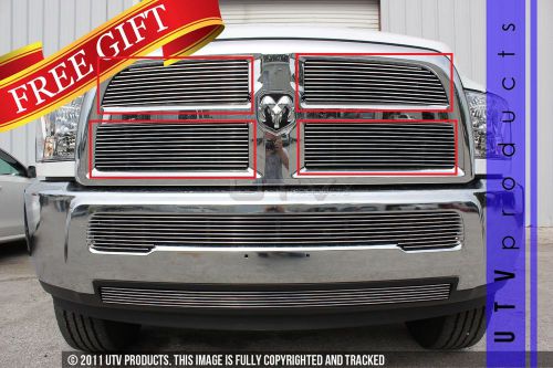 Gtg, 2013 - 2016 dodge ram 2500 4pc chrome upper billet grille kit