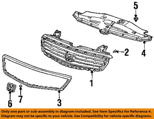 Honda oem 71141s0xa00 grille-grille cover