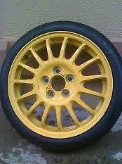 04 05 06 07 08 mazda rx-8 rx8 17&#034; spare tire rim wheel donut compact **bad tire*