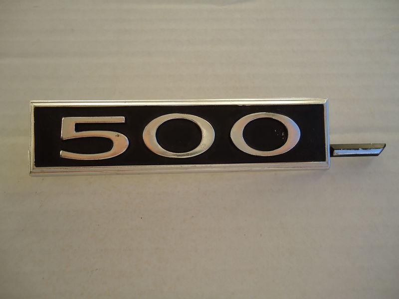 Vintage ford "500" emblem/badge #c7ab-62290c98-b, look!