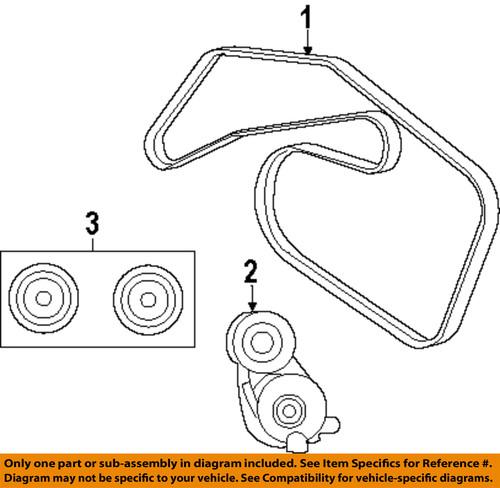 Jeep oem 4891587ab serpentine belt