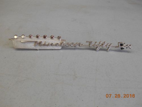 1956 cadillac gold dash script