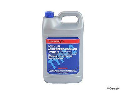 Honda acura genuine engine coolant antifreeze blue 1 gallon ol999 9011