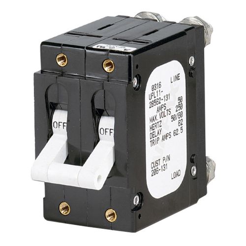 New paneltronics &#039;c&#039; frame magnetic circuit breaker 60 amp double pole white